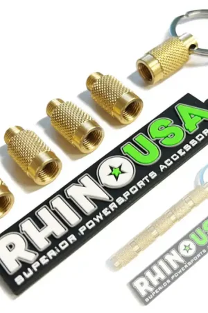 Rhino USA 0-60 Psi Tire Deflator Keychain Handmade
