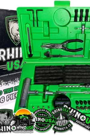 Secure Checkout Rhino USA Tire Repair Plug Kit, 86 Pieces