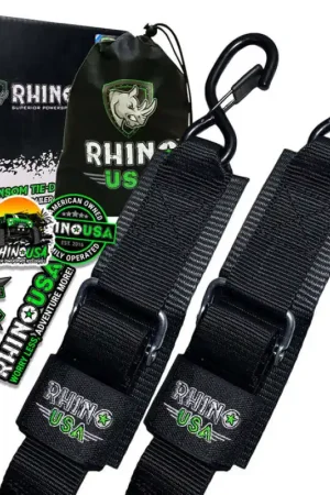 Must Have Rhino USA Transom Straps For Boat Trailer (Pair)