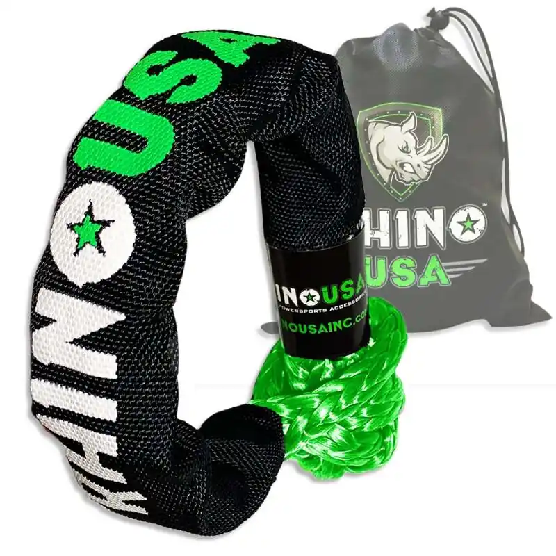 Reduced Price Rhino USA Synthetic Soft Shackle Green