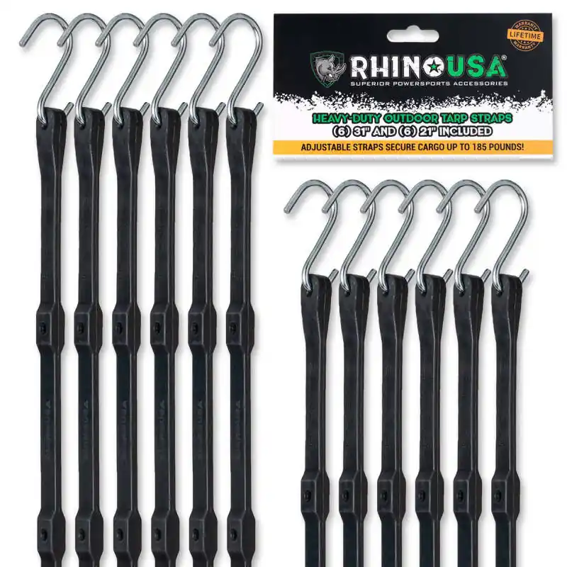 Rhino USA Heavy Duty Bungee - Set Of 12 In Demand