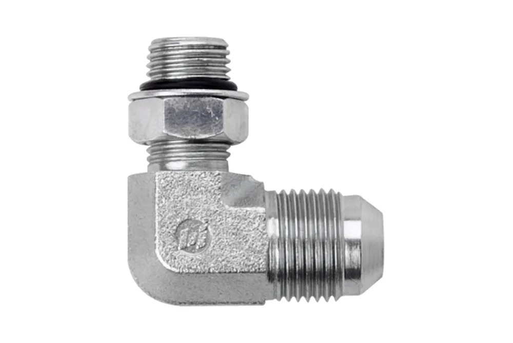 King Shocks 90 Degree Hose Fitting -06 flare / -06 ORB Price Cut