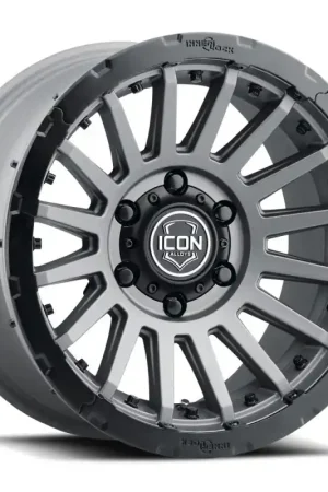 High Quality ICON Alloy Recon Pro - 18X9 / 6X5.5 / 40MM / 6.6in. BS - Charcoal