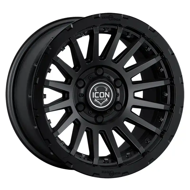 ICON Alloy Recon Pro - 18X9 / 6X5.5 / 40MM / 6.6in. BS - Satin Black Affordable