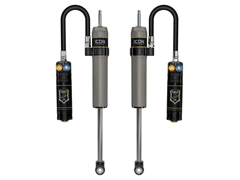 ICON 24+ Toyota Tacoma Remote Reservoir Shocks w/ CDXS 0-1in. Lift- (Rear) Affordable