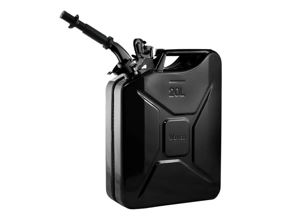 Exclusive 20l Black Fuel Jerry Can w/ Spout