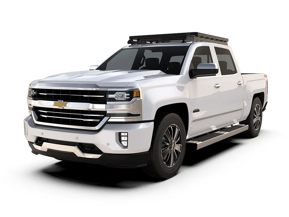 Editor’s Pick Chevrolet Silverado/GMC Sierra 1500/2500/3500 Crew Cab (2014-2018) Slimline II Roof Rack Kit / Low Profile