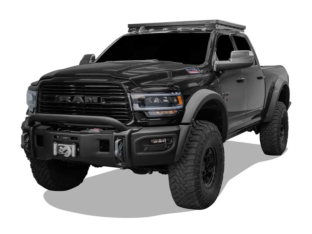 Shop Now Ram 1500/2500/3500 Crew Cab (2009-Current) Slimline II Roof Rack Kit / Low Profile