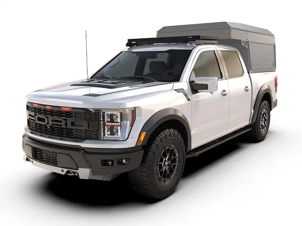 Ford F-150 Super Crew (2009-Current) Cab Over Camper Slimline II Roof Rack Kit / Low Profile Best Choice