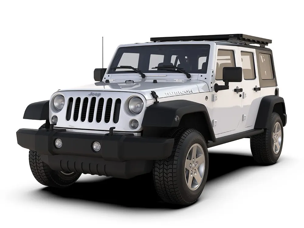 Grab Now Jeep Wrangler JK 4 Door (2007-2018) Extreme Slimline II 1/2 Roof Rack Kit