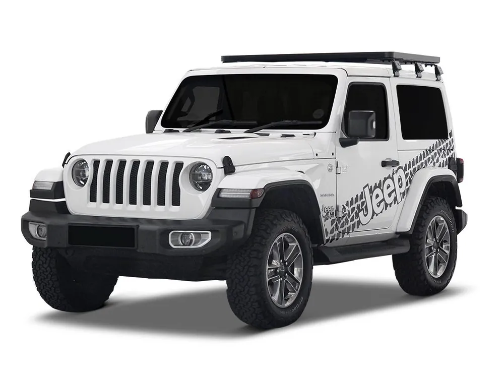 Luxury Jeep Wrangler JL 2 Door (2018-Current) Slimline II 1/2 Roof Rack Kit / Tall