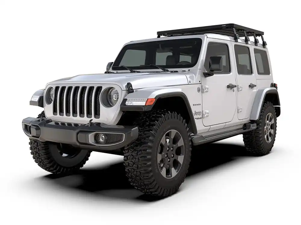 Jeep Wrangler JL 4 Door Sky One-Touch Extreme Slimline II Roof Rack Kit Hassle-Free Returns