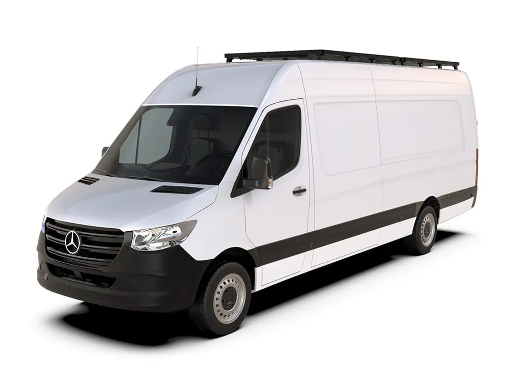 Deal Mercedes-Benz Sprinter 170/L3/LWB Wheelbase w/OEM Tracks (2006-Current) Slimline II Roof Rack Kit"