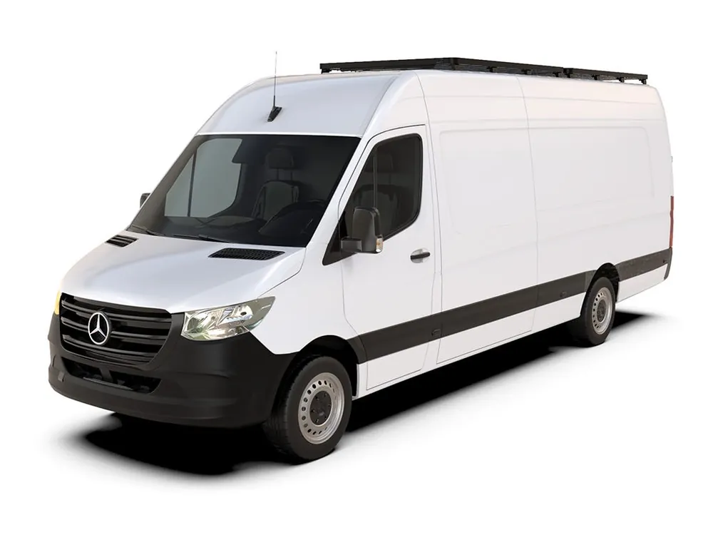 Holiday Sale Mercedes-Benz Sprinter 170/L3/LWB Wheelbase w/OEM Tracks (2006-Current) Slimline II Roof Rack Kit / Tall"