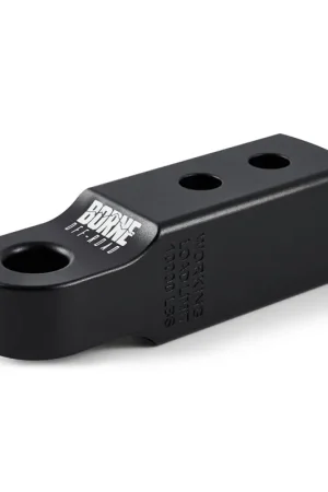 Authentic Borne Off-Road CNC Hitch Receiver Shackle 2in Black