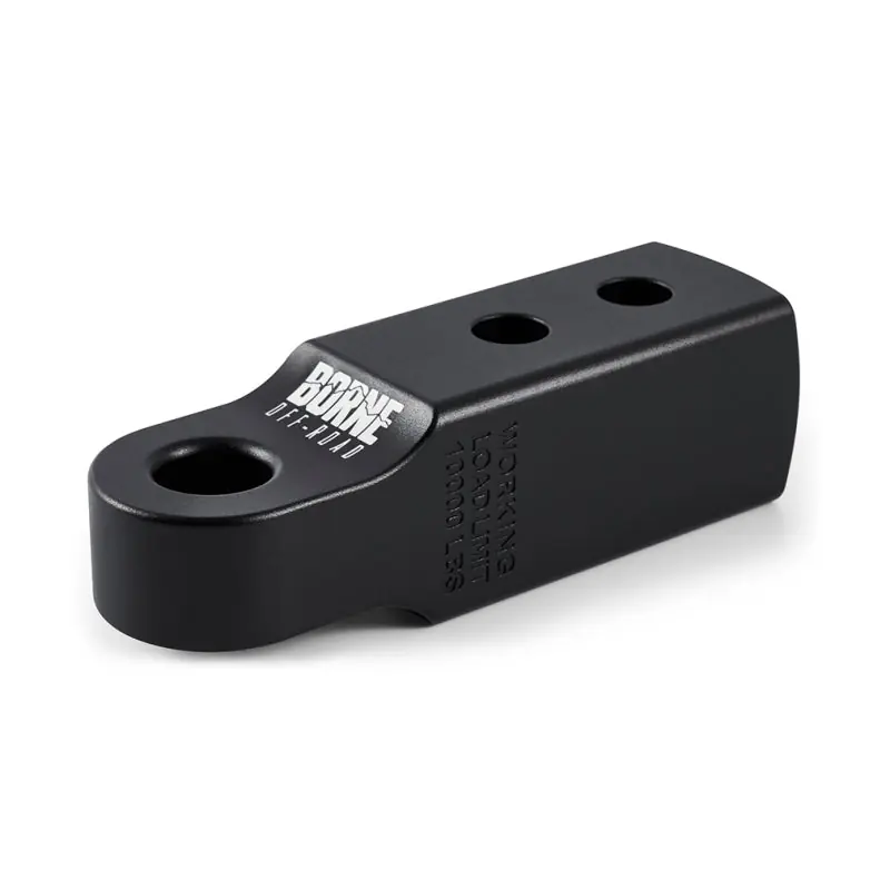 Authentic Borne Off-Road CNC Hitch Receiver Shackle 2in Black
