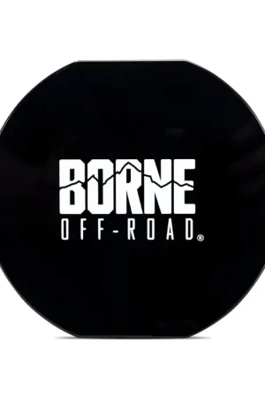 Bargain Borne Off-Road 7in Round Light Cover Black