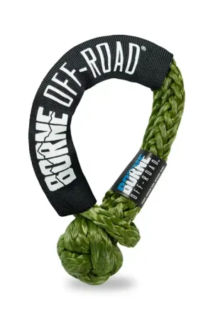 Borne Off-Road 1/2in X 20in Soft Shackle Army Green Big Sale