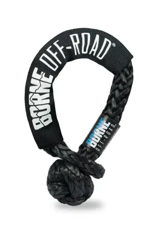 Borne Off-Road 1/2in X 20in Soft Shackle Black Today Only