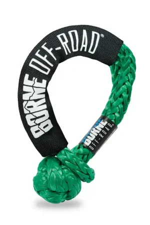 Borne Off-Road 1/2in X 20in Soft Shackle Green Trending