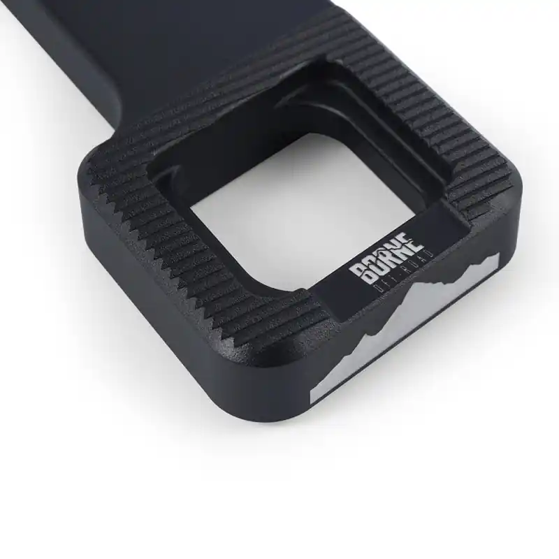 Borne Off-Road 2017+ Ford Raptor / 2009+ Ford F150 Borne Off-Road Billet Tow Hooks - Black In Demand