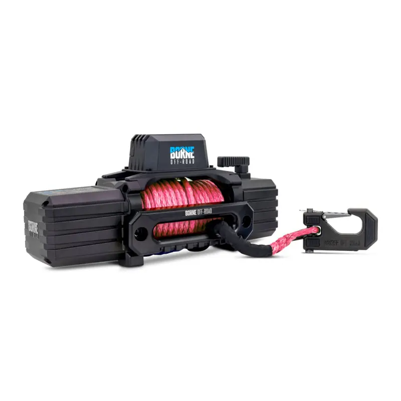 Today Only Borne Off-Road 12K Winch - Pink Synthetic Rope