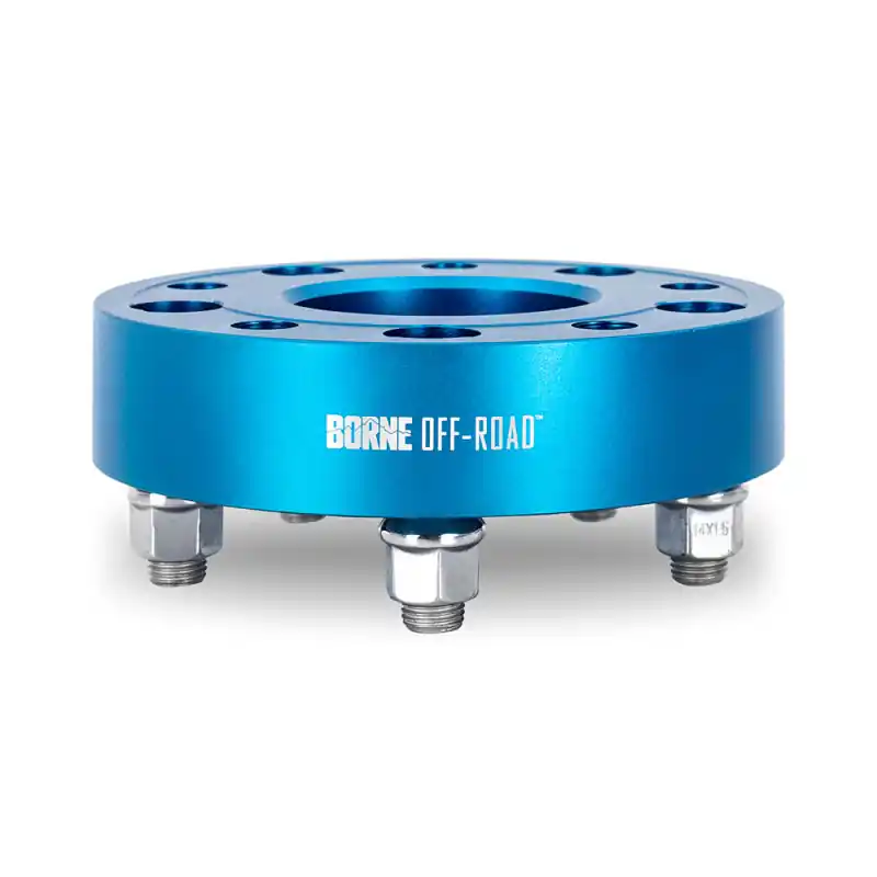 Reduced Price Borne Off-Road Wheel Spacers - 5x127 - 71.6 - 30mm - M14 - Blue