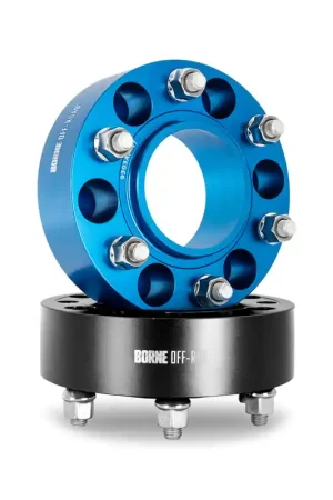 Top Pick Borne Off-Road Wheel Spacers - 6x139.7 - 106 - 25mm - M12 - Black