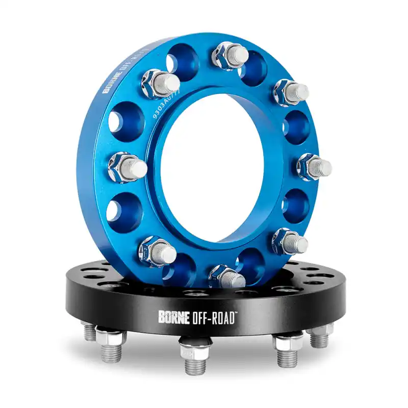 Worldwide Shipping Borne Off-Road Wheel Spacers 8X165.1 121.3 32 M14 Blk