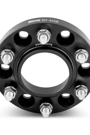 Bargain Borne Off-Road Wheel Spacers - 6x135 - 87.1 - 25 - M14 - Black