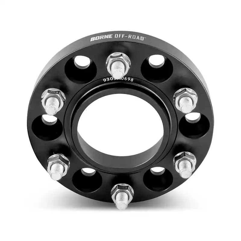 Bargain Borne Off-Road Wheel Spacers - 6x135 - 87.1 - 25 - M14 - Black