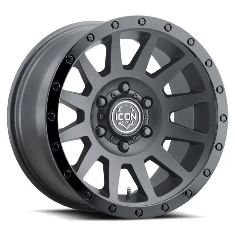 ICON Compression 18x9 6x135 6mm Offset 5.25in BS 87.1mm Double Black Wheel Save Now