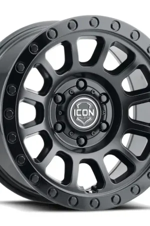No Minimum Order ICON Hulse 17 X 8.5 5 X 150 25mm Offset 5.75in BS Double Black