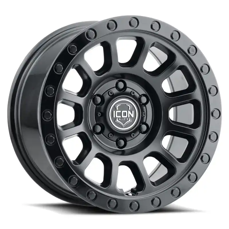 No Minimum Order ICON Hulse 17 X 8.5 5 X 150 25mm Offset 5.75in BS Double Black