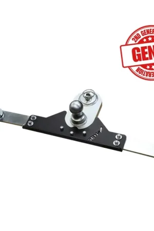 Gen-Y Dodge/RAM GoosePuck II 5in Offset Ball Puck Mount & 25K Towing w/Safety Chain Anchors Premium