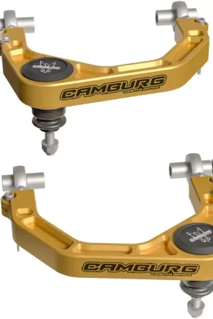 Special Offer Camburg 2024 Toyota Tacoma 2WD/4WD KINETIK V2 Performance Billet X-Joint XL Upper Arms (GOLD)