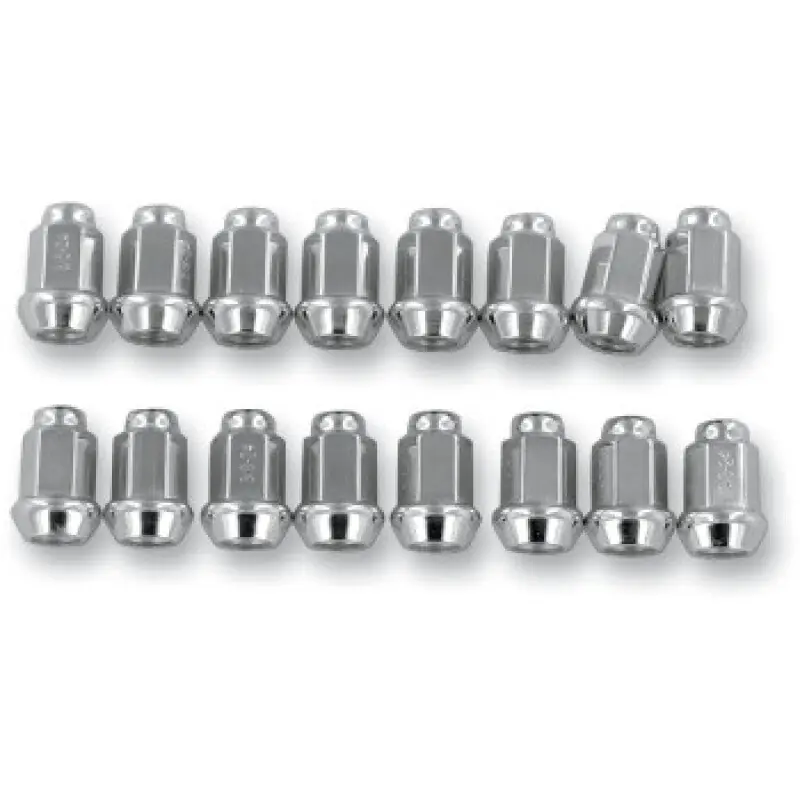 Raceline Conical Lug Nuts - 3/8in-24 - 16 Pack - Chrome One Day Deal