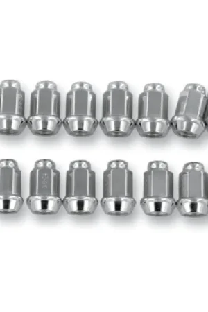 Raceline Conical Lug Nuts - 10mm x 1.25 - 16 Pack - Chrome Same Day Shipping