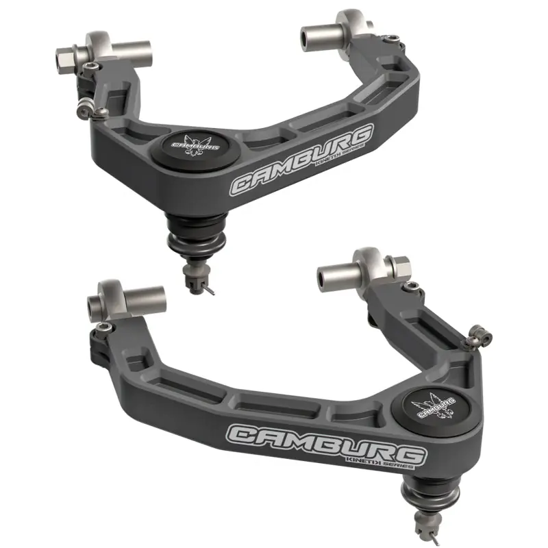 Worldwide Shipping Camburg 2024+ Ford Ranger Raptor KINETIK Series Billet X-Joint XL Upper Control Arms - Gray