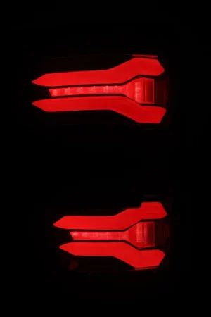 Bargain AlphaRex 21-23 Ford F-150 LUXX LED Taillights - Black Red w/ BLIS