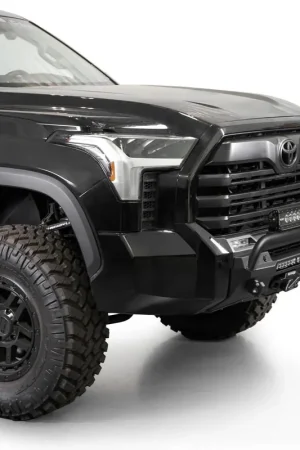 Fresh Stock Addictive Desert Designs 2022+ Toyota Tundra Stealth Center Mount Front Bumper w/ Top Hoop