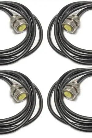 Artec Industries (4-Pack) - Led Bolt Light - 3 Watt Cool White Stainless Steel 11Mm Silver Markdown