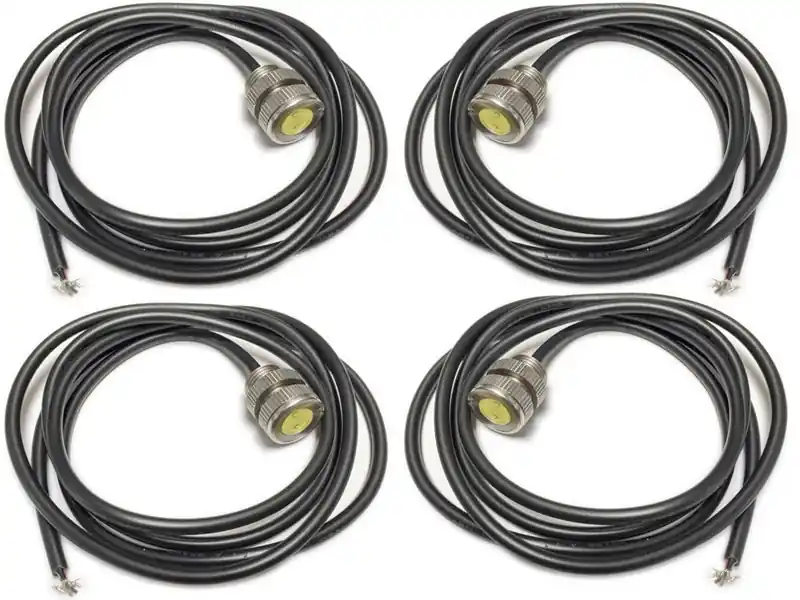 Artec Industries (4-Pack) - Led Bolt Light - 3 Watt Cool White Stainless Steel 11Mm Silver Markdown