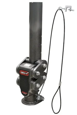 New Arrival Gen-Y Spartan Torsion-Flex 5in Offset 4in RD Tube Gooseneck 2-5/16in Coupler Standard Height