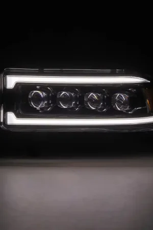 Deal AlphaRex 94-01 RAM 1500 NOVA LED Proj Headlights Alpha-Blk w/Activ Light/Seq Signal/SB DRL