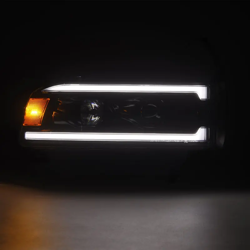 AlphaRex 94-01 RAM 1500 LUXX LED Proj Headlights Alpha-Blk w/Activ Light/Seq Signal/SB DRL Hot Picks