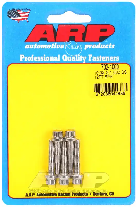 ARP 10-32 x 1.000 12pt SS Bolts (Pack of 5) Super Sale