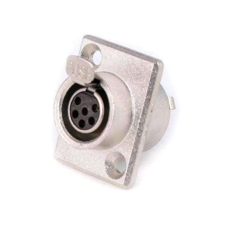 Best Seller Rugged Radios 6-Pin Panel Mount Mini XLR Connector TY6F