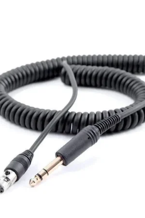 Clearance Rugged Radios Fire Truck Intercom Headset Coil Cord for 1/4 Style Jacks