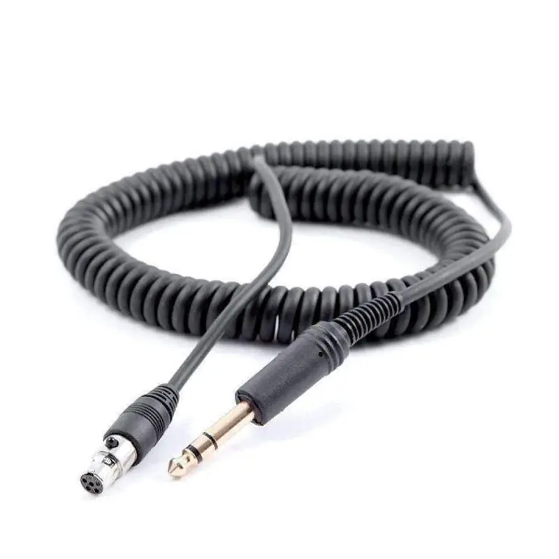 Clearance Rugged Radios Fire Truck Intercom Headset Coil Cord for 1/4 Style Jacks